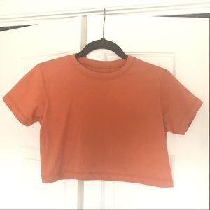 Orange Crop Top XS/S
